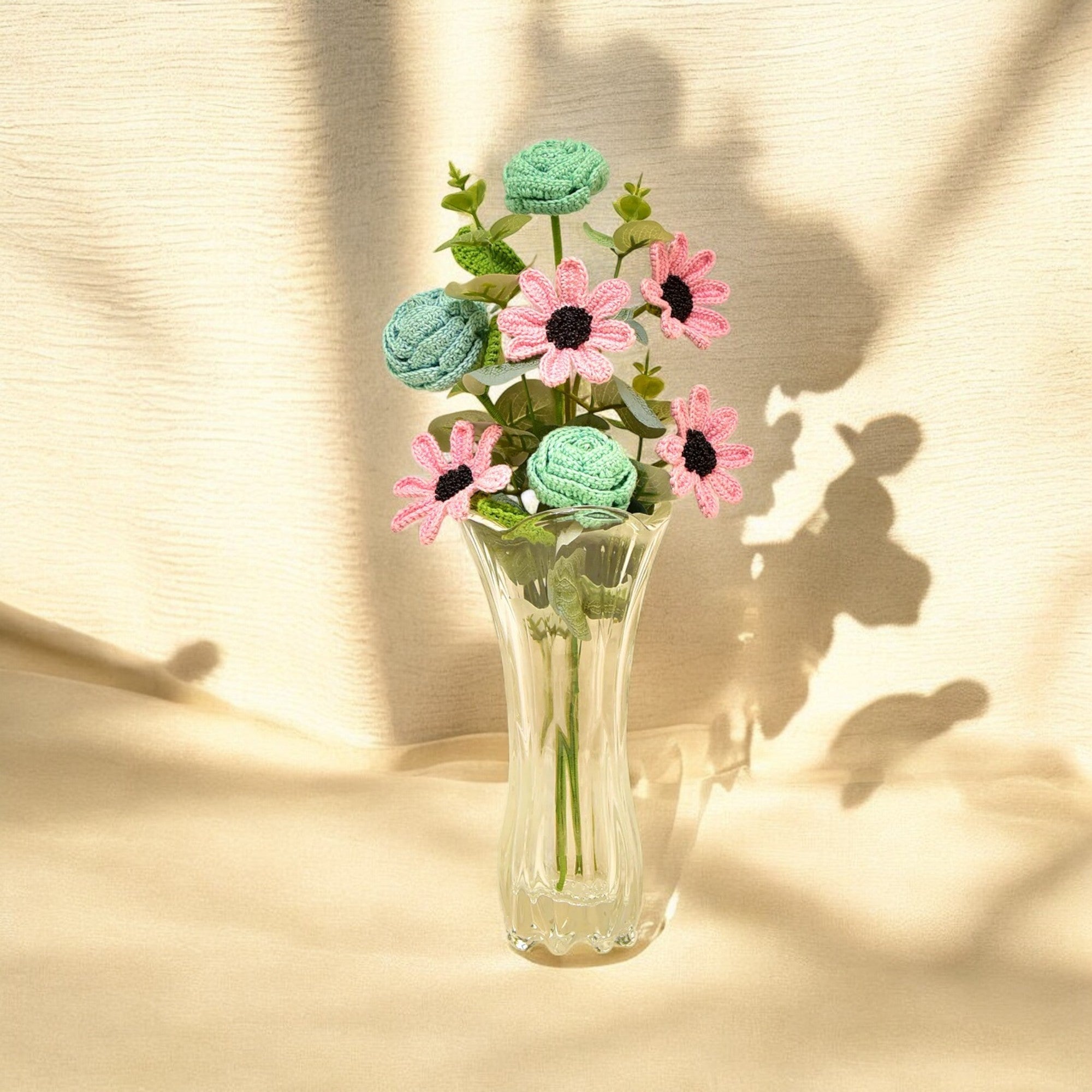 Daisy Rose Crochet Bouquet