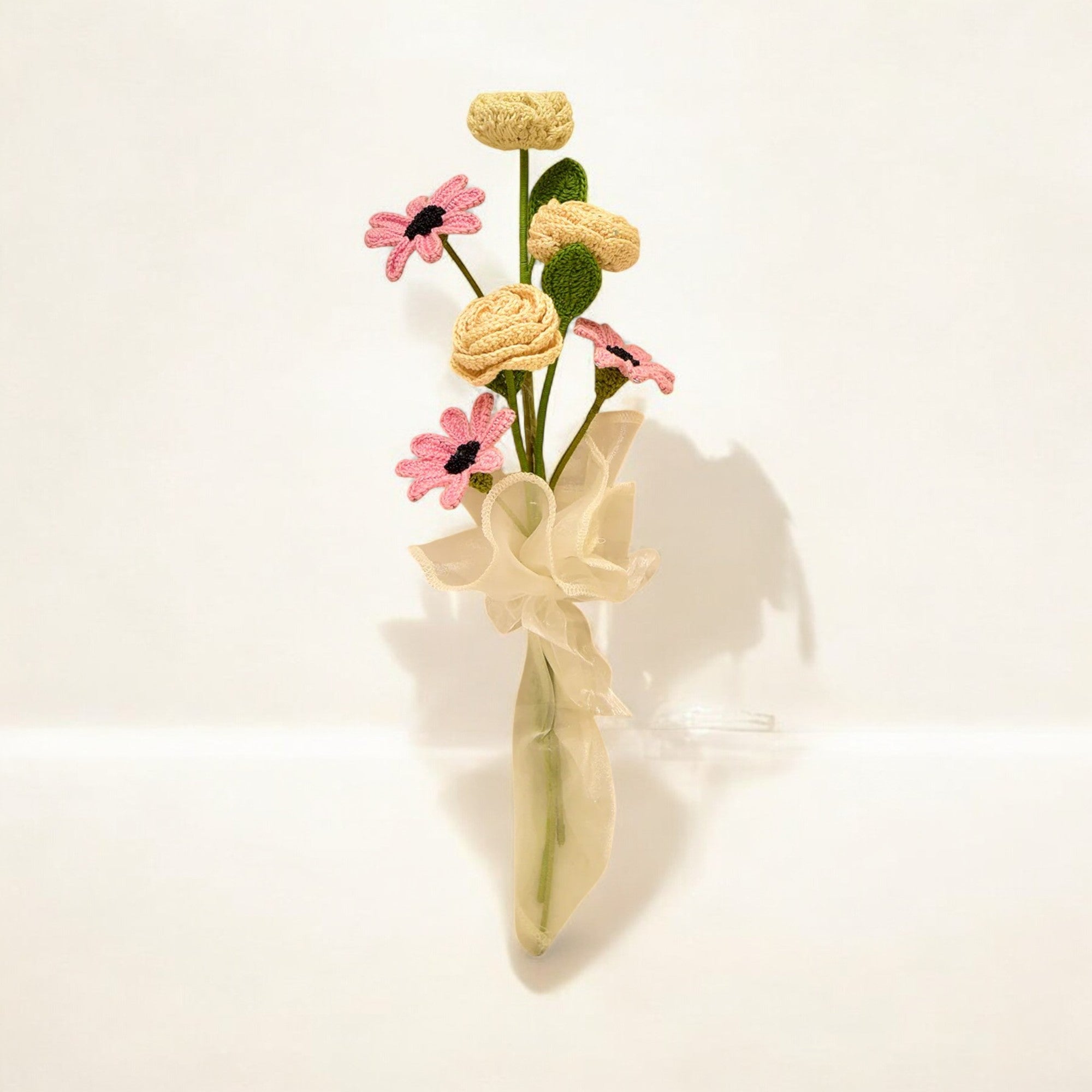 Daisy Rose Crochet Bouquet