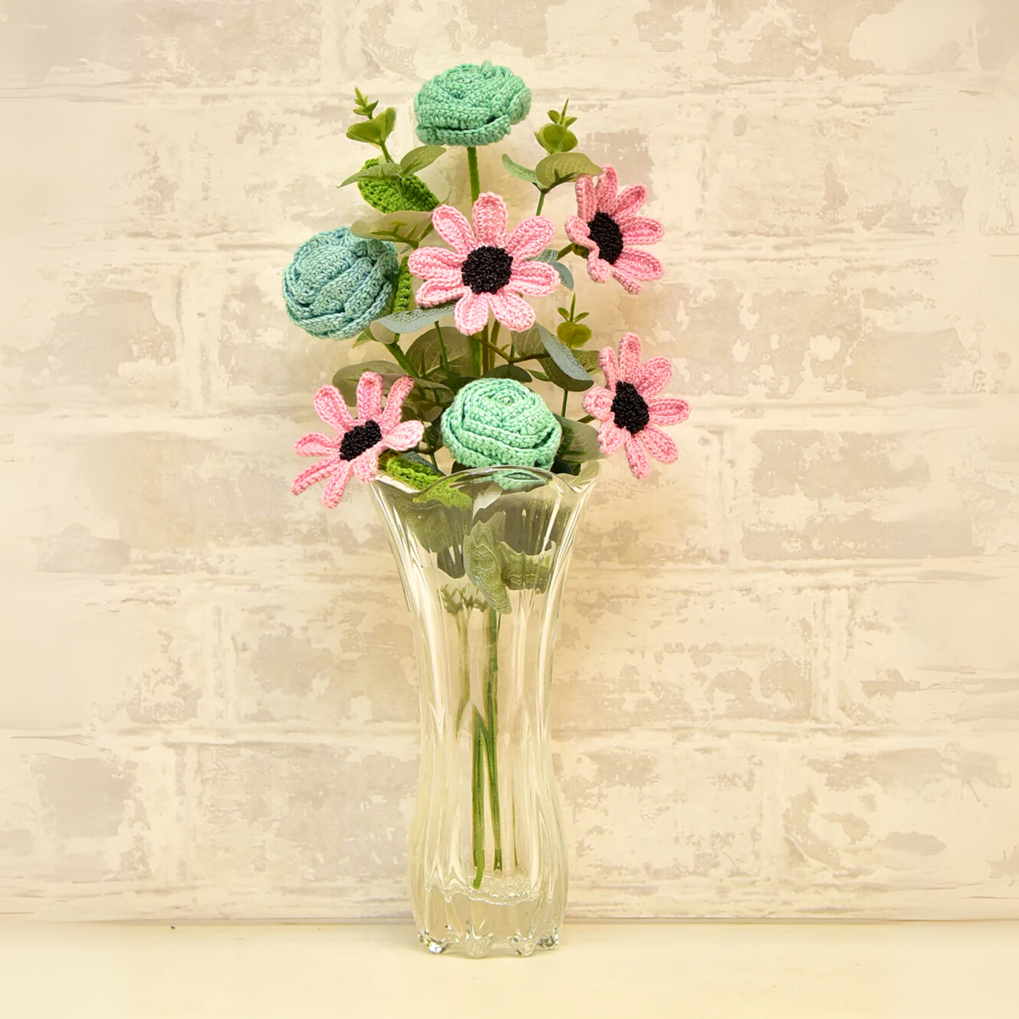 Daisy Rose Crochet Bouquet