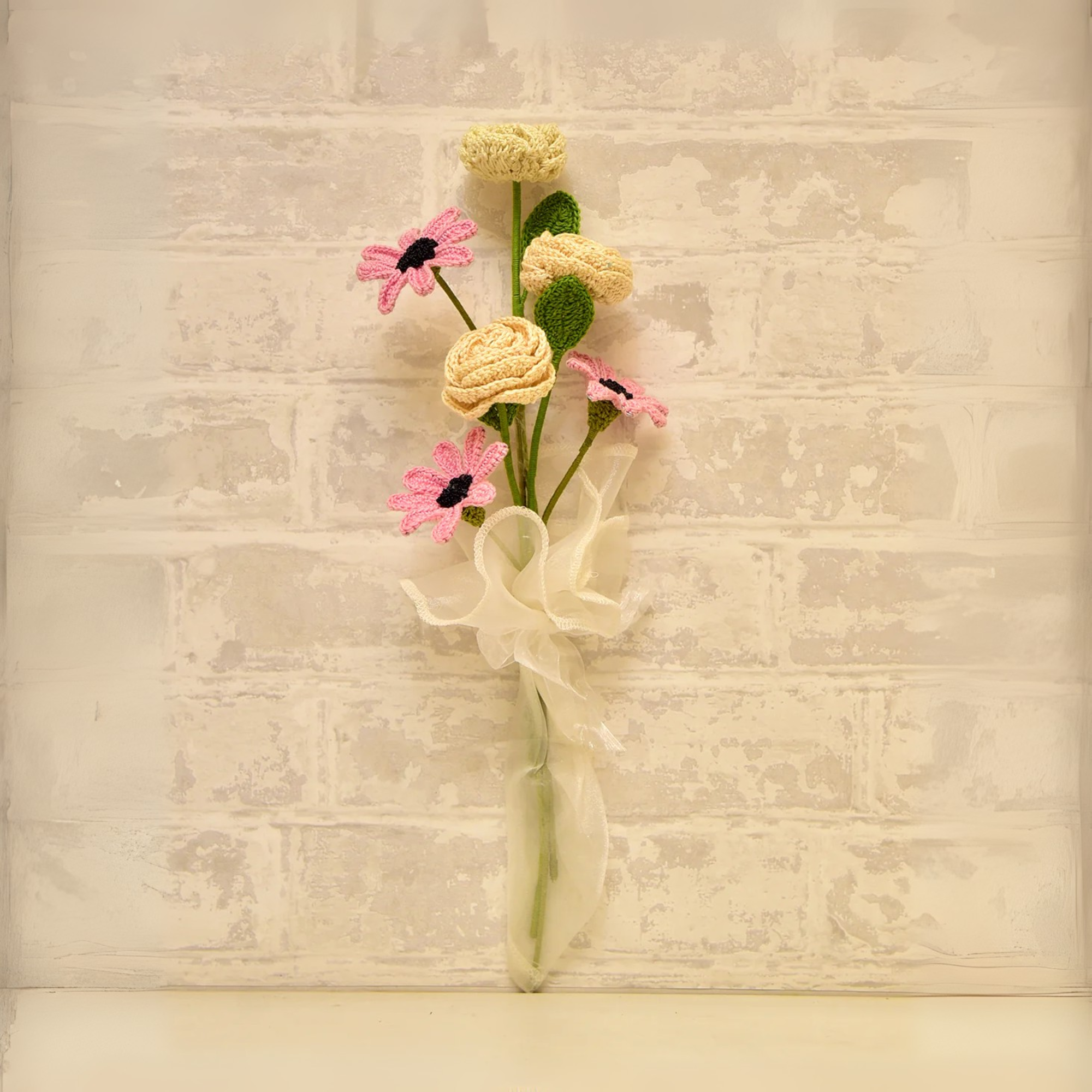 Daisy Rose Crochet Bouquet
