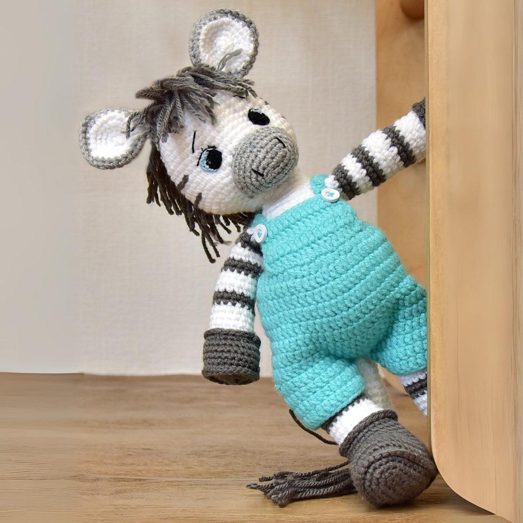 Albert Zebra Crochet Toy