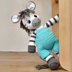 Albert Zebra Crochet Toy